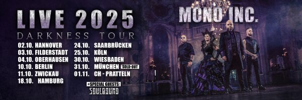MONO INC. - Live 2025 - Darkness Tour