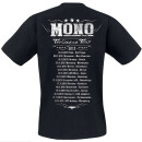 T-Shirt MONO INC. Terlingua Tour 2015 - orange-grey S