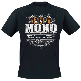 T-Shirt MONO INC. Terlingua Tour 2015 - orange-grey XXL