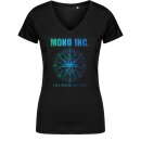 Ladies V-Neck T-Shirt MONO INC. The Book of Fire Tour 2022 XL