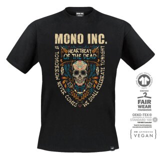 T-Shirt MONO INC. Heartbeat of the Dead 5XL