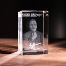 MONO INC. RAVENBLACK 3D Glaskristall mit Portrait von Val...