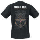 T-Shirt MONO INC. Together Till The End Tour 2017 M