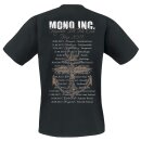 T-Shirt MONO INC. Together Till The End Tour 2017 XL