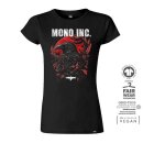 Ladies T-Shirt MONO INC. Blood Red Raven S