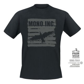 T-Shirt MONO INC. Raven Retro XS
